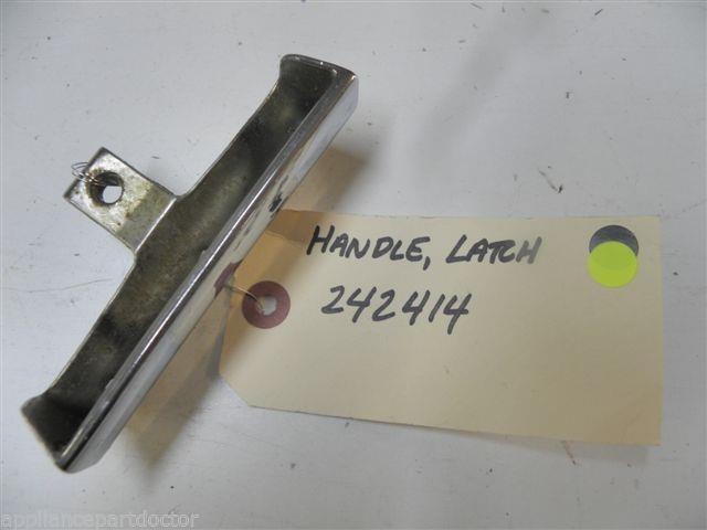 KITCHEN AID DISHWASHER 242414 LATCH HANDLE USED PART ASSEMBLY KITCHEN AID DISHWASHER 242414 LATCH HANDLE USED PART ASSEMBLY